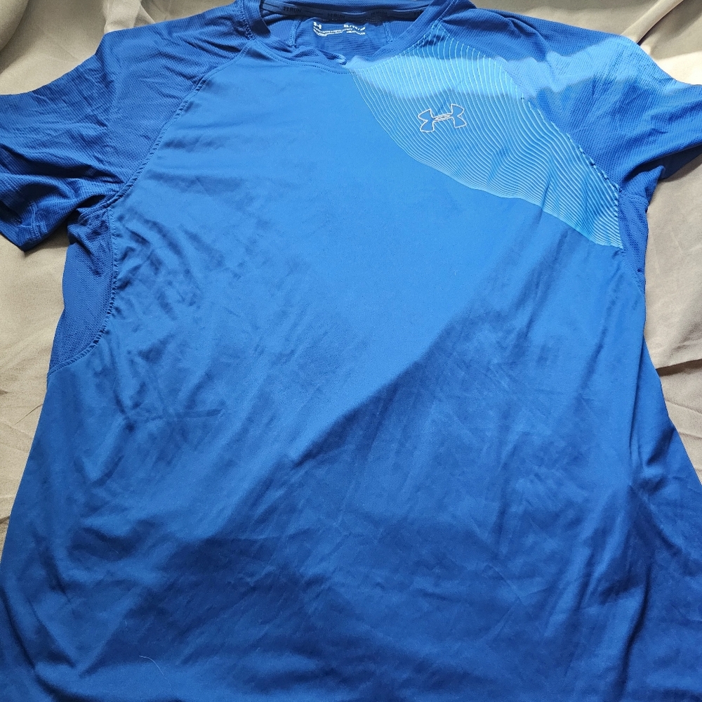 Men's under armour fitted running shirt xl